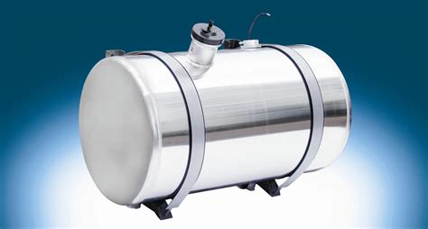 small round aluminum gas tanks